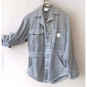 Lightweight Blue Shirt Jacket - Unbranded